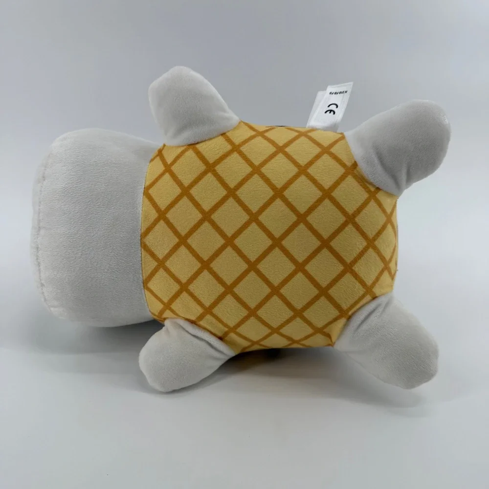 Aphmau MeeMeows Ice Cream Sundae Cat Plush 11 Inch White Brown Sprinkles Cherry